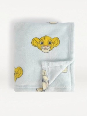 Disney The Lion King Green Jungle Fleece Blanket Home at ASDA