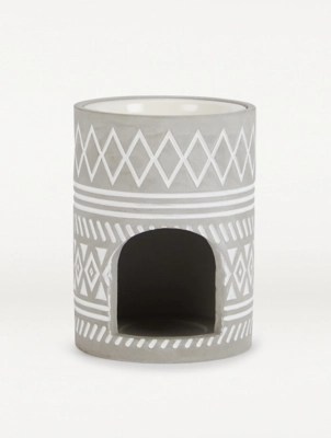 Grey & White Oil Burner Home at ASDA