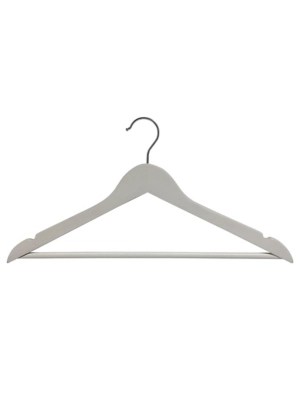 White Wooden Hangers 20 Pack Home at ASDA