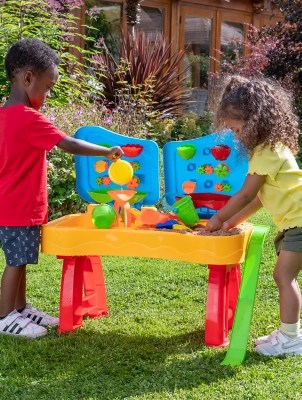 Kid Connection Double Sand & Water Table Toys & Character at ASDA
