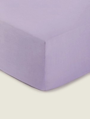 Lilac Fitted Sheet Home at ASDA