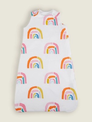 Geo Rainbow Sleep Bag 2.5 Tog Baby at ASDA
