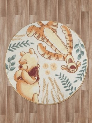 Disney Winnie the Pooh Meadow Garden Round Rug Home at ASDA