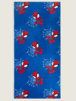 Marvel SpiderMan Beach Towel Home at ASDA