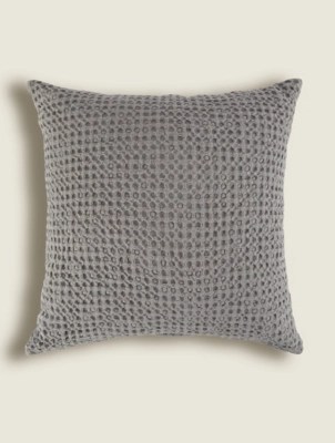 Waffle Cushion Home at ASDA