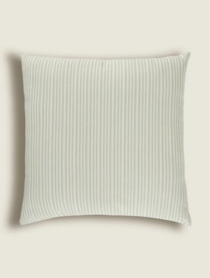 Green Thin Stripe Outdoor Cushion Home at ASDA