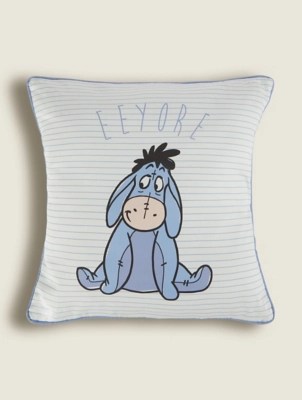 Disney Eeyore Dreaming Blue Cushion Home at ASDA