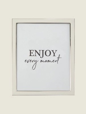 Cream Enamel Photo Frame 10 x 8 Inch Home at ASDA