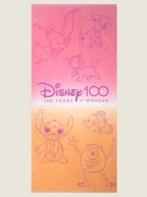 Disney 100 Ombré Beach Towel Home at ASDA