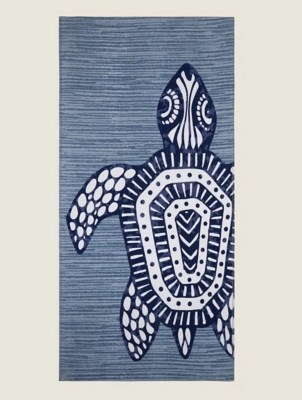 Seaqual Turtle Beach Towel Home at ASDA