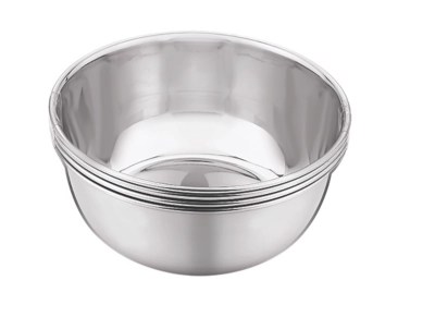 SilverTone Stainless Steel Mixing Bowl Set of 4 Home at ASDA