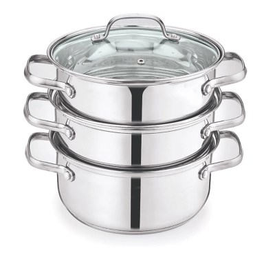 Stainless Steel 2.5L Steamer Home at ASDA