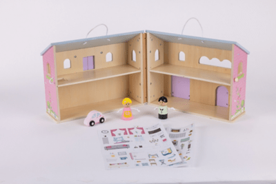 Home Wooden Carry Along Dolls House Toys & Character
