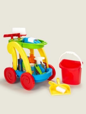 Kid Connection Cleaning Trolley Playset Toys & Character at ASDA