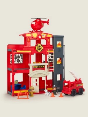 Hapello Fire Station Toys & Character at ASDA