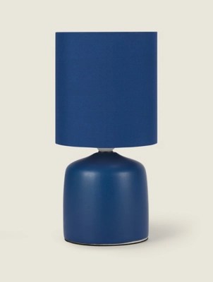 Navy Table Lamp Home at ASDA