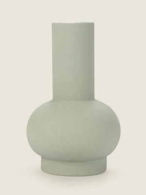 Green Textured Vase Home at ASDA