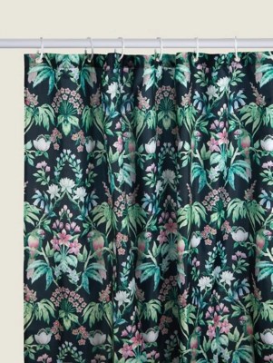 Parrot Print Shower Curtain Home at ASDA