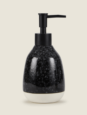 Black Reactive Glaze Dispenser Home at ASDA