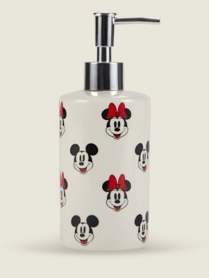 Disney Mickey & Minnie Mouse Retro Soap Dispenser Home at ASDA