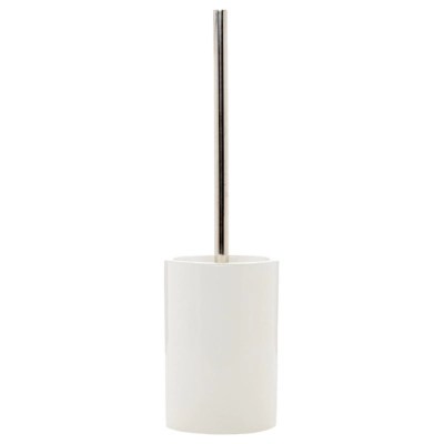 White Ceramic Toilet Brush Home at ASDA
