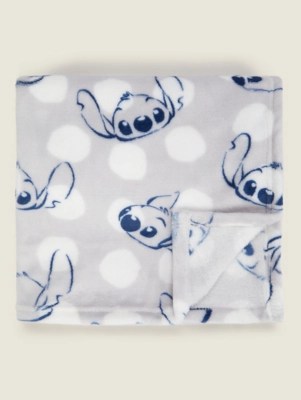 Disney Stitch Fleece Blanket Home at ASDA