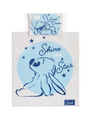 Disney Stitch Reversible Toddler Duvet Set Home at ASDA