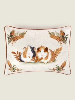 Natural Guinea Pig Cushion Home at ASDA