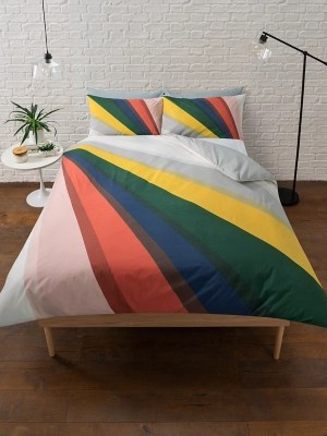Rainbow Spectrum Duvet Reversible Set Home at ASDA