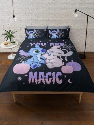 Disney Stitch Halloween Magic Reversible Duvet Set Home at ASDA