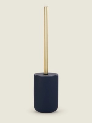 Matte Navy Toilet Brush Home at ASDA