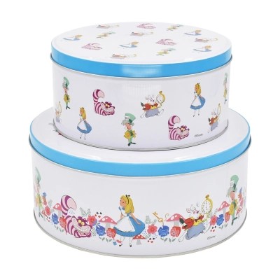 Disney Alice In Wonderland Cake Tins Set of 2 Home at ASDA