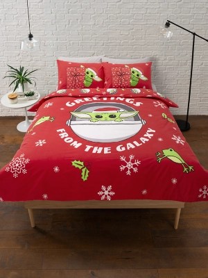 Baby Grogu ™ Greetings Reversible Duvet Set Home at ASDA