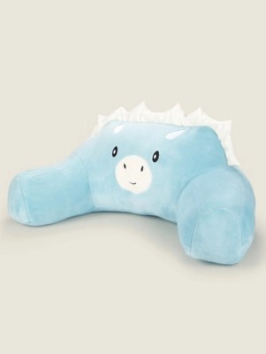 Blue Dinosaur Cuddle Cushion Home at ASDA
