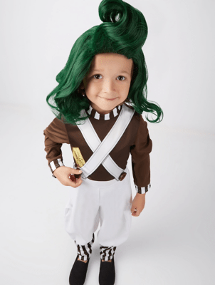 Fancy Dresses Adult Mens Charlie Chocolate Factory Costume Oompa Loompa
