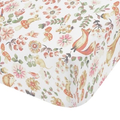 Catherine Lansfield Enchanted Butterfly Pink Fitted Sheet Home
