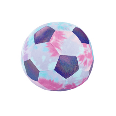 Catherine Lansfield Tie Dye Football Shaped Lilac Cushion Home