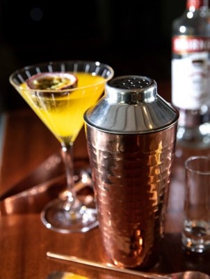 BarCraft 7Piece Copper Cocktail Shaker Set in Gift Box Home