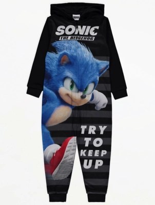 Sonic the Hedgehog Onesie Kids at ASDA