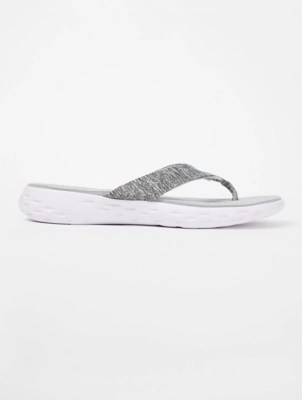 Grey Sporty Flip Flops Women at ASDA