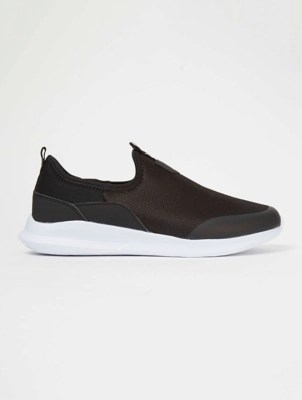 Black Slip On Leisure Shoes Men at ASDA