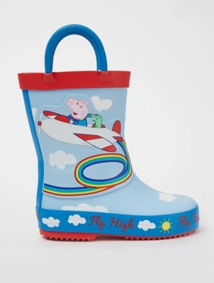 First Walkers Peppa Pig Pig Wellington Boots Kids at ASDA