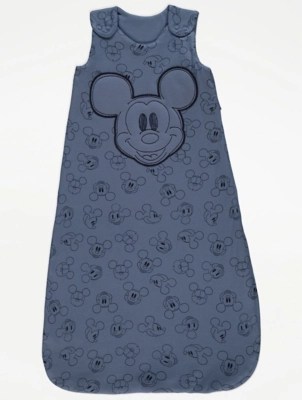 Disney Mickey Mouse Blue 1 Tog Sleep Bag Baby at ASDA