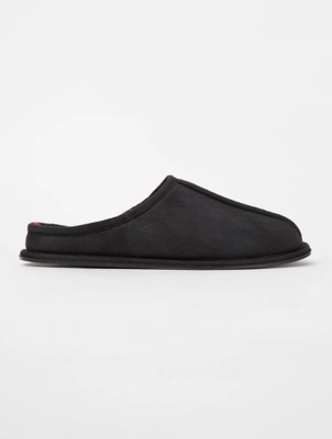 Black Mule Slippers Men at ASDA