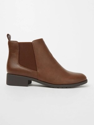 Brown Chelsea Boots Women at ASDA