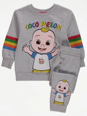 Rainbow Sweatshirt and Joggers Outfit Kids at ASDA