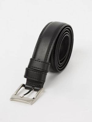 Black Leather Belt Men at ASDA