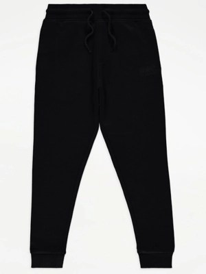 Black Cuffed Joggers Kids at ASDA