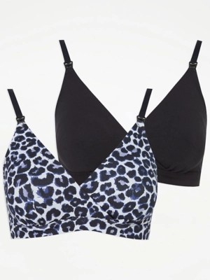 Cross Over Non Wired Nursing Bras 2 Pack Sale & Offers at ASDA