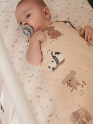 Beige Panda Print 2.5 Tog Sleep Bags 2 Pack Baby at ASDA